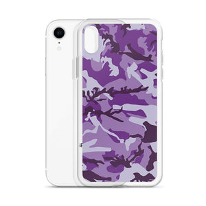 Purple Camouflage iPhone Case