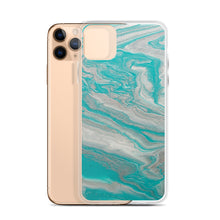 Load image into Gallery viewer, Tiffany &amp; Silver Marble iPhone Case