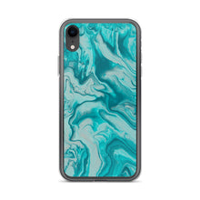 Load image into Gallery viewer, Turquoise Marble iPhone Case