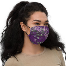 Load image into Gallery viewer, Purple Floral Face Mask