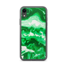 Load image into Gallery viewer, Green Marble iPhone Case