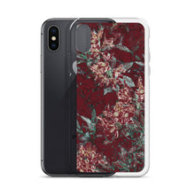 Load image into Gallery viewer, Crimson Floral iPhone Case