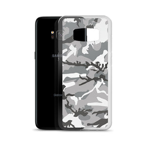 Grey Camouflage Samsung Case
