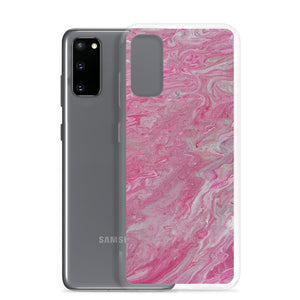 Pink Marble Samsung Case