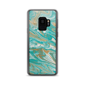 Tiffany & Gold Marble Samsung Case