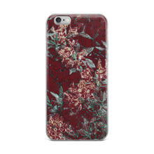 Load image into Gallery viewer, Crimson Floral iPhone Case