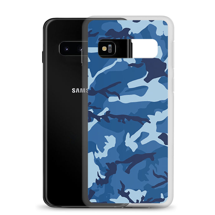 Blue Camouflage Samsung Case