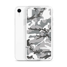 Load image into Gallery viewer, Grey Camouflage iPhone Case