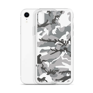 Grey Camouflage iPhone Case