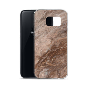 Brown Marble Samsung Case