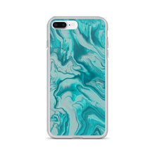 Load image into Gallery viewer, Turquoise Marble iPhone Case