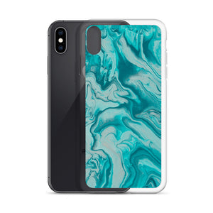 Turquoise Marble iPhone Case