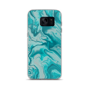 Turquoise Marble Samsung Case