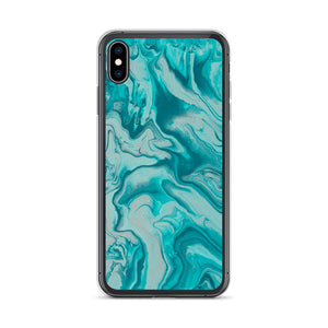 Turquoise Marble iPhone Case