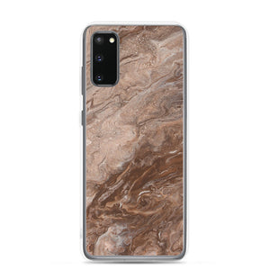 Brown Marble Samsung Case