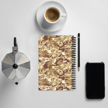 Load image into Gallery viewer, Brown Camoflauge Spiral Notebook