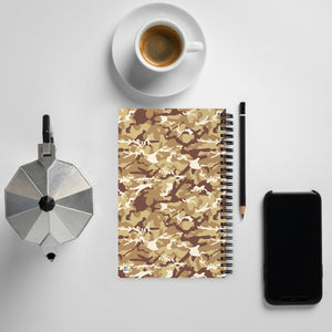Brown Camoflauge Spiral Notebook