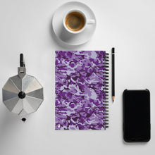 Load image into Gallery viewer, Purple Camouflage Spiral Notebook