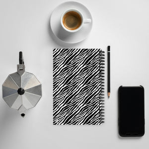 Zebra Print Spiral Notebook