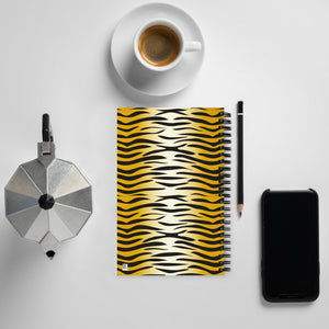Tiger Print Spiral Notebook