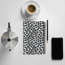 Load image into Gallery viewer, Snow Leopard Print Spiral Notebook