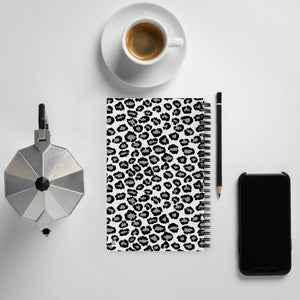Snow Leopard Print Spiral Notebook