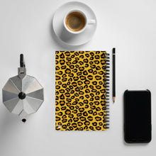 Load image into Gallery viewer, Jaguar Print Spiral Notebook