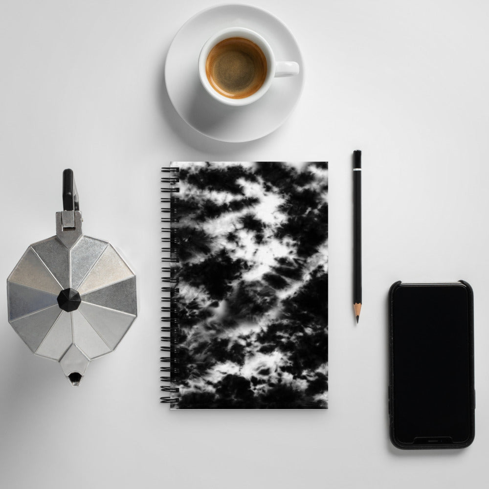 Onyx & Frost Tie Dye Spiral Notebook