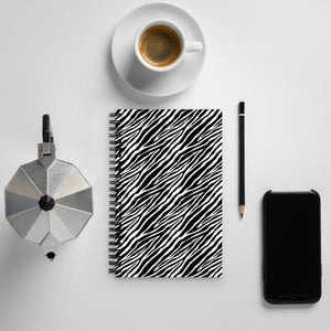 Zebra Print Spiral Notebook