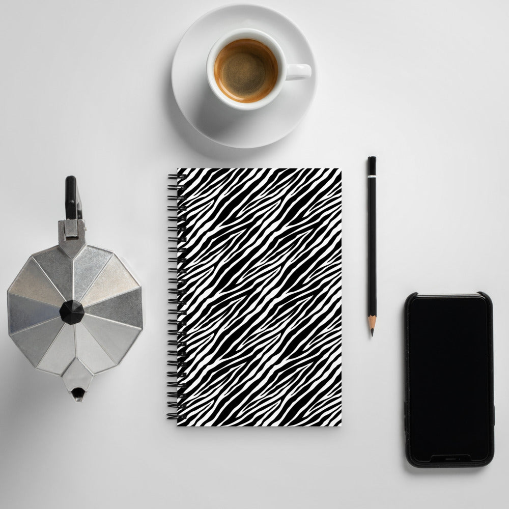 Zebra Print Spiral Notebook