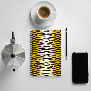 Tiger Print Spiral Notebook