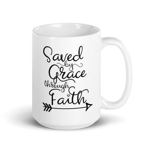Saved by Grace Through Faith Mug