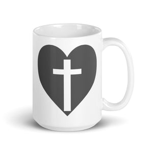 Heart & Cross Mug