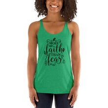 Load image into Gallery viewer, More Faith Than Fear Women&#39;s Racerback Tank