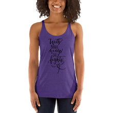 Load image into Gallery viewer, With Brave Wings She Fights Women&#39;s Racerback Tank