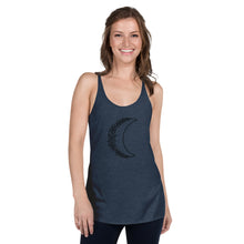Load image into Gallery viewer, Women&#39;s Floral Moon Racerback Tank