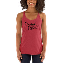 Load image into Gallery viewer, Created to Create Women&#39;s Racerback Tank