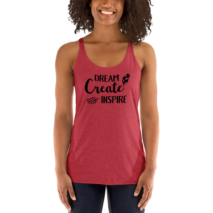 Dream Create Inspire Women's Racerback Tank